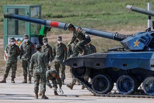 Mỹ lo lắng khi quân đội Trung Quốc đến Nga tập trận chung