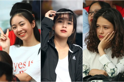 [ẢNH] Những CĐV cực đáng yêu trên khán đài sân Tây Hồ