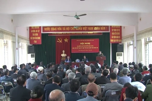 Các ĐBQH Hà Nội tiếp xúc cử tri