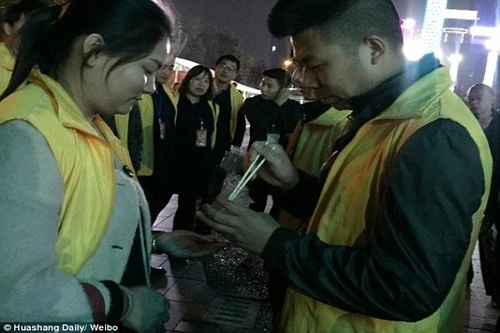 Nhân viên không đạt chỉ tiêu, phạt ăn sâu sống 