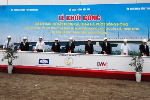 Xây cầu Thái Hà nối hai tỉnh Thái Bình và Hà Nam