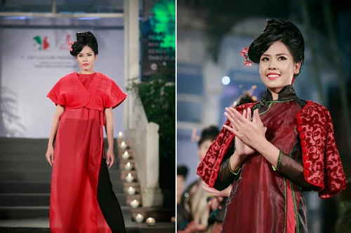 Hoa hậu Biển Nguyễn Thị Loan lộng lẫy với thời trang phong cách Ý