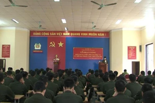 Khai giảng khóa huấn luyện công dân phục vụ trong Cảnh sát PCCC