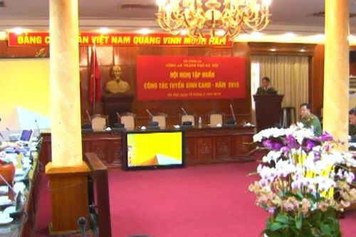 CATP Hà Nội tập huấn công tác tuyển sinh vào các trường CAND năm 2015