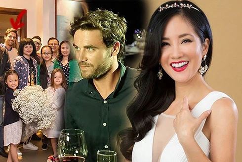 [ẢNH] Lộ diện "chàng Tây" điển trai, nghi tình mới của ca sĩ Hồng Nhung