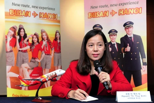 Vietjet Air mở đường bay Hà Nội - Busan