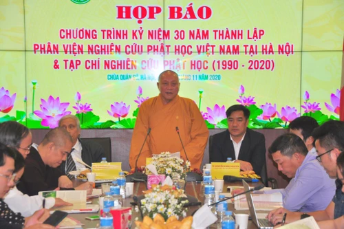 Lễ kỷ niệm 30 năm thành lập Phân viện Nghiên cứu Phật học Việt Nam tại Hà Nội và Tạp chí Nghiên cứu Phật học 