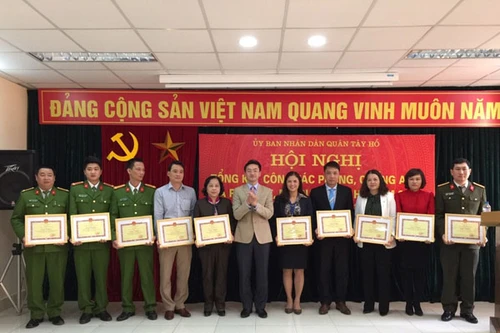 Tội phạm ma túy đã giảm trên địa bàn quận Tây Hồ