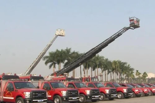 Trang bị các phương tiện kỹ thuật cho Cảnh sát PCCC Thủ đô 