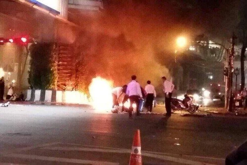 Thế giới lên án vụ đánh bom ở Bangkok 