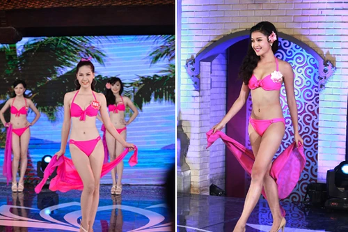 Chung khảo miền Bắc Hoa hậu Việt Nam 2014: Nóng bỏng phần thi bikini