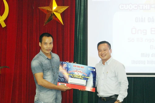 Báo An ninh Thủ đô trao giải cuộc thi "Vui cùng EURO 2016"