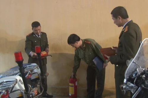 Đảm bảo an toàn vệ sinh lao động, phòng chống cháy nổ trong lực lượng Công an