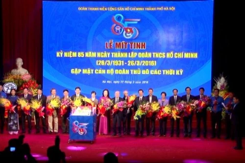 Mít tinh kỷ niệm 85 năm ngày thành lập Đoàn TNCS Hồ Chí Minh