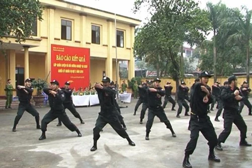 Rèn luyện để trở thành "lá chắn thép" của Công an Thủ đô