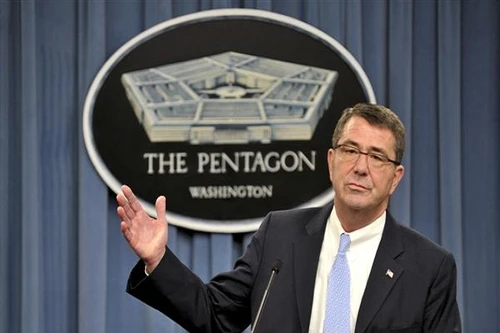 Ông Ashton Carter tuyên thệ nhậm chức Bộ trưởng Quốc phòng Mỹ 