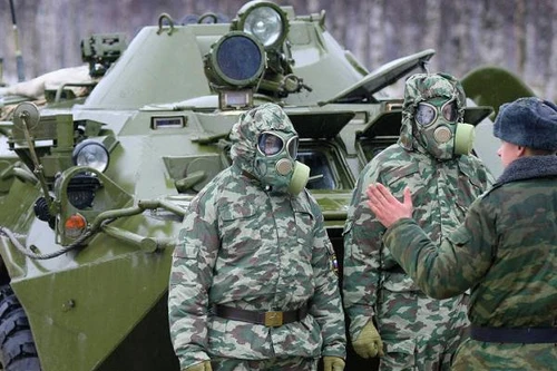 Nga bất ngờ diễn tập phòng hóa quy mô lớn tại nhiều khu vực giáp Ukraine