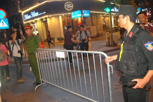 Dồn sức đảm bảo an ninh trật tự khu vực phố đi bộ