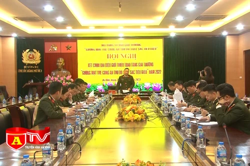 Lựa chọn “Gương mặt trẻ Công an Thủ đô xuất sắc tiêu biểu” năm 2022