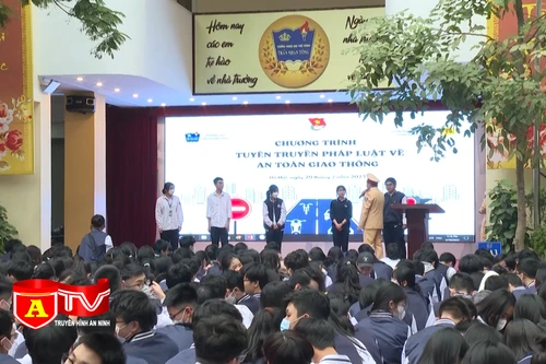 Tăng cường tuyên truyền pháp luật về giao thông cho học sinh 