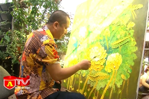 Họa sĩ Vũ Tuyên và cơ duyên thiền định với hoa sen 