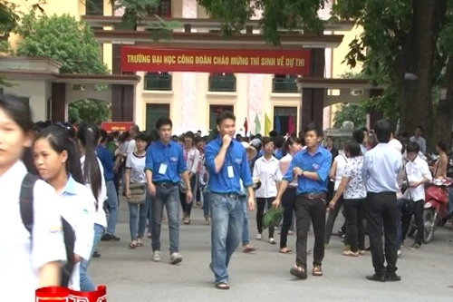 Công tác đảm bảo an ninh an toàn cho kỳ thi ĐH, CĐ đợt 1 năm 2013