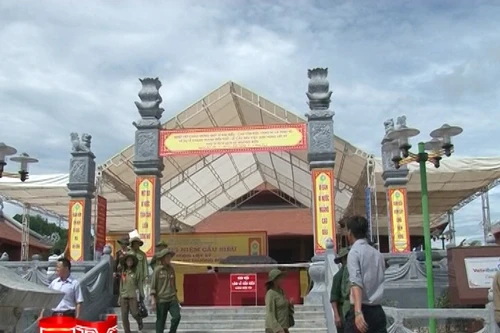 Khánh thành nhà tưởng niệm anh hùng liệt sỹ tại Nghệ An