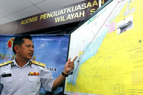 Malaysia tìm tàu chở hàng nghi bị cướp biển tấn công 