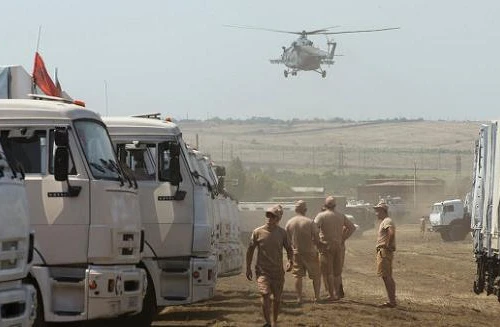 Ukraine không công nhận đoàn xe của Nga chở hàng viện trợ nhân đạo