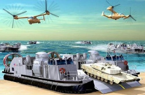 Hải quân Mỹ sẽ đóng siêu tàu đổ bộ đệm khí mới SSC