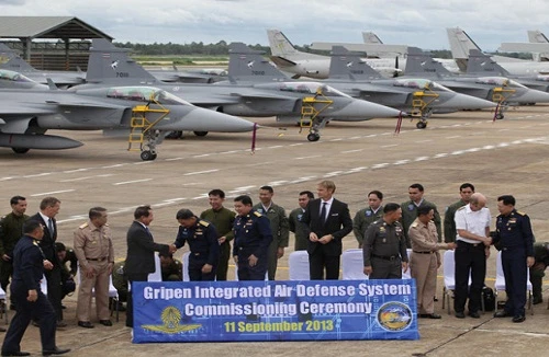 Thái Lan mua thêm 6 máy bay chiến đấu Gripen