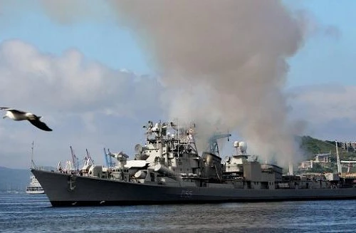 Nga, Ấn khai mạc diễn tập hải quân Indra-2014 trên biển Nhật Bản 