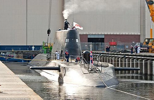 Anh hạ thủy siêu tàu ngầm tấn công hạt nhân Astute trị giá 1,7 tỷ USD
