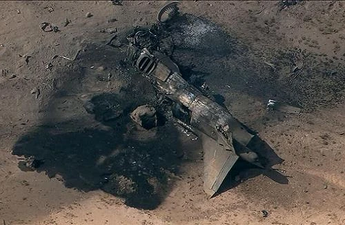 Máy bay chiến đấu Mỹ rơi, phi công thoát chết 