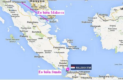 Tàu ngầm Kilo TP Hồ Chí Minh bỏ eo biển Malacca, vòng xuống eo biển Sunda