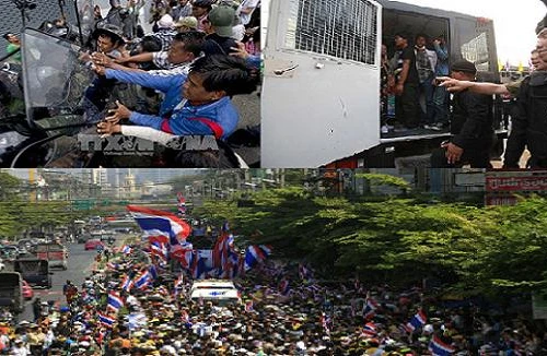 Thái Lan: Xả súng AK trong đám đông, cảnh sát bắt giữ hơn 100 người biểu tình