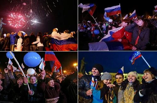 Kết quả vừa công bố, toàn dân Crimea đổ ra đường ăn mừng