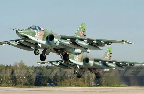 Nga tăng cường một đơn vị Su-25 tới căn cứ Kant