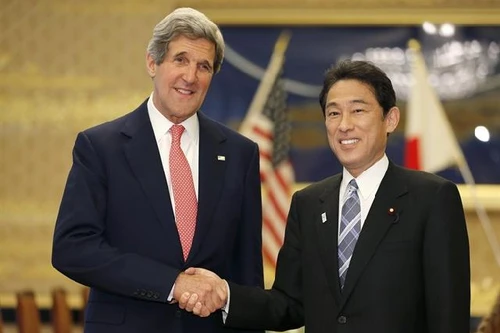 Mỹ cam kết bảo vệ Nhật Bản trong tranh chấp với Trung Quốc và Triều Tiên