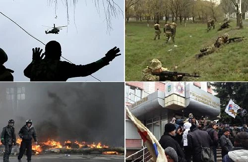 Ukraine: Nhân dân chiếm 4 thành phố, chính phủ tấn công ngoại ô