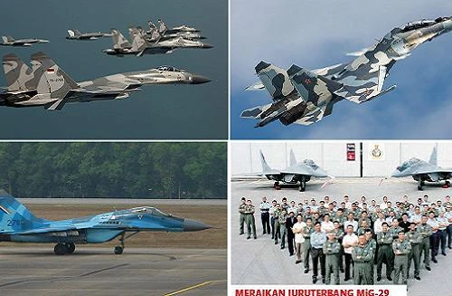 Máy bay chiến đấu Nga đang dần “phủ sóng” khu vực Đông Nam Á