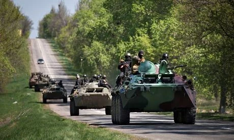 Ukraine dùng trực thăng, thiết giáp chiếm đài truyền hình Slavyansk 