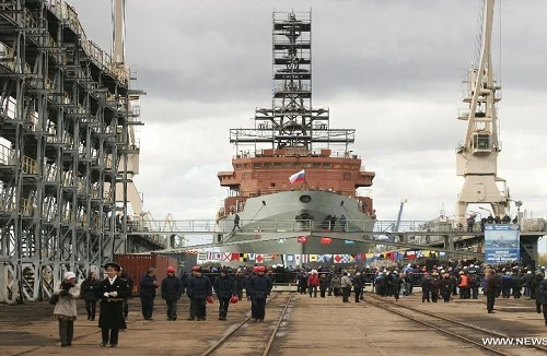 Nga khởi đóng đồng loạt 2 siêu hạm cho Hải quân