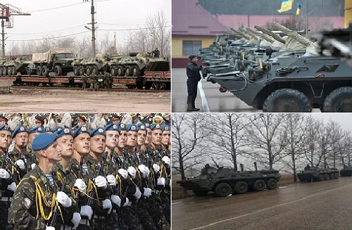 Ukraine triển khai quân trên biên giới, Mỹ không can thiệp quân sự