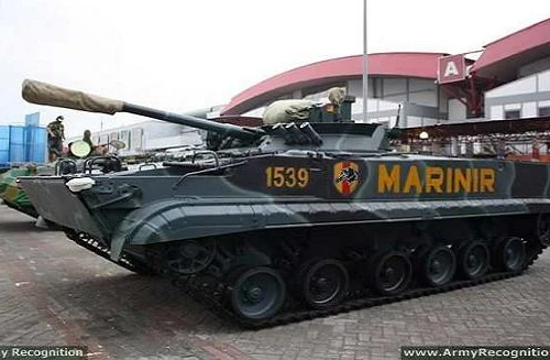 Indonesia tiếp nhận 37 xe bọc thép lội nước BMP-3F của Nga