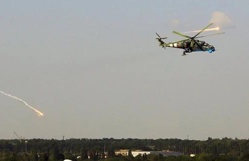 Tự vệ Donetsk bắn hạ thêm một chiếc trực thăng Mi-24 của quân đội Ukraine