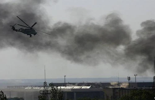 33 người Nga thiệt mạng trong vụ không kích ở sân bay Donetsk