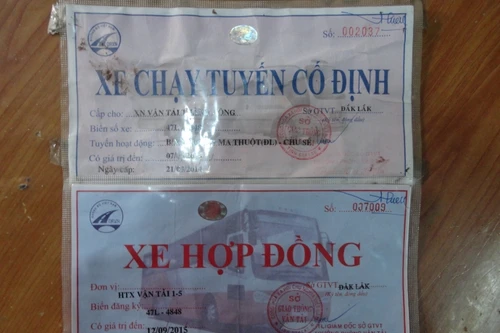 Hà Nội thu hồi 110 phù hiệu xe hợp đồng