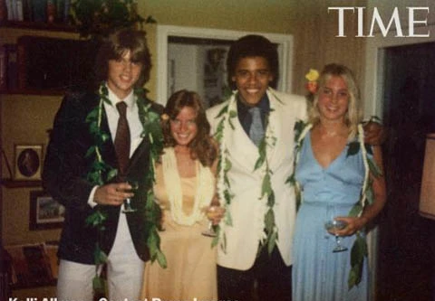 Lộ ảnh Obama tiệc tùng thời trẻ