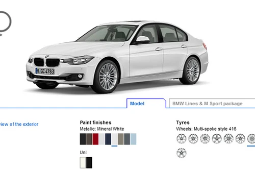Sáng tạo với BMW 3-Series 2012 theo sở thích